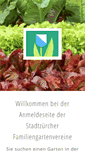 Mobile Screenshot of familiengartenverein.ch